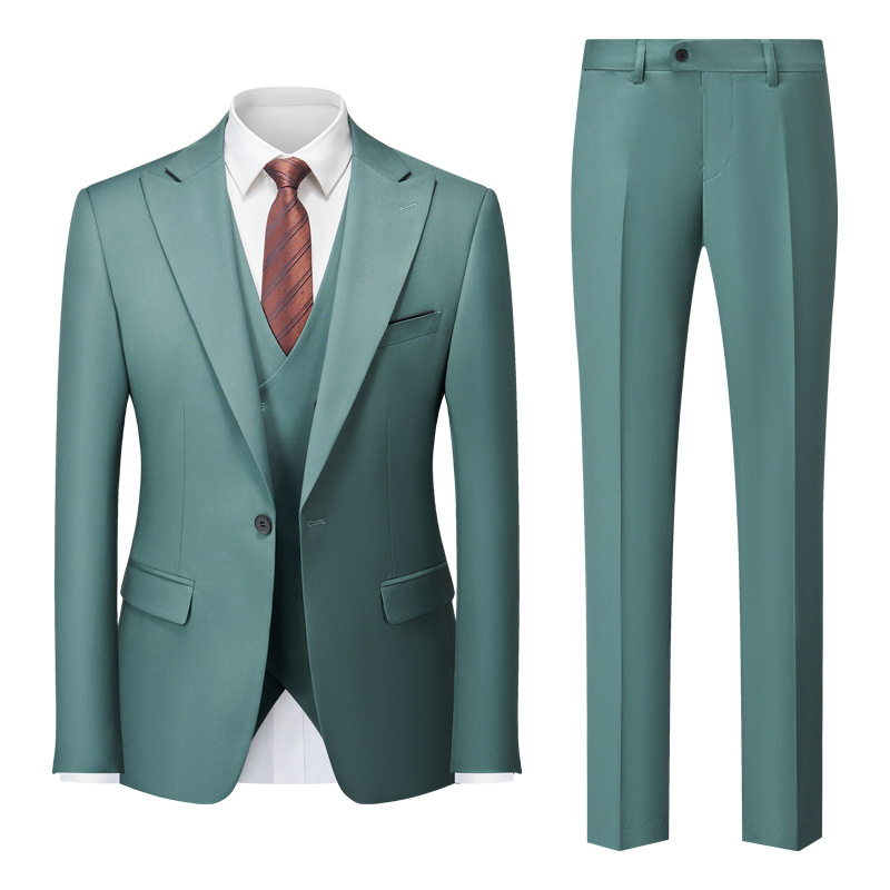 Męski Garnitur 3-Częściowy | Elegancki Styl Formalny