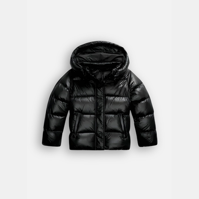 Damska Kurtka Pikowana | Kaptur Ciepły Krój