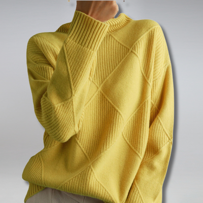 Ciepły Damski Golf | Elegancki Sweter z Długim Rękawem