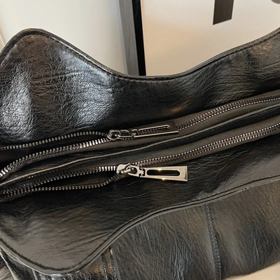 Elegancka Torebka Damska na Ramię | Stylowa Duża Torebka typu Crossbody