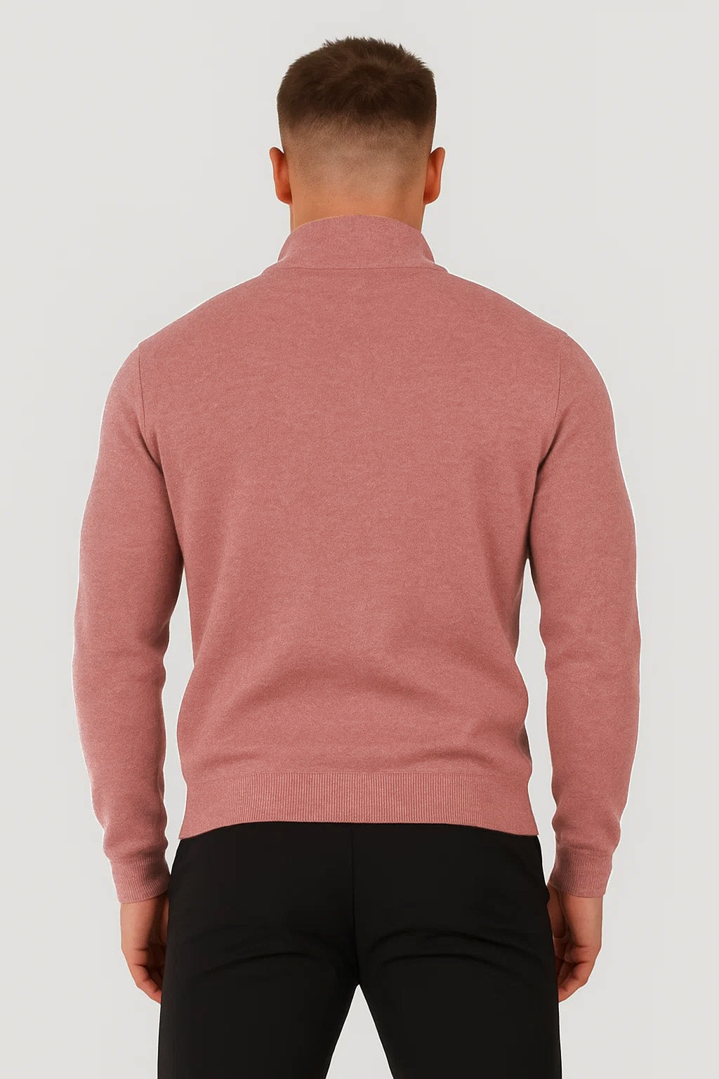 Sweter z Półzamkiem | Mason – Różane Drewno