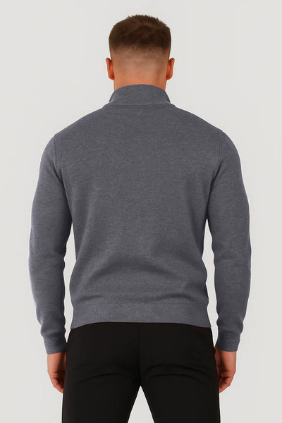 Sweter z Półzamkiem | Nolan – Szary