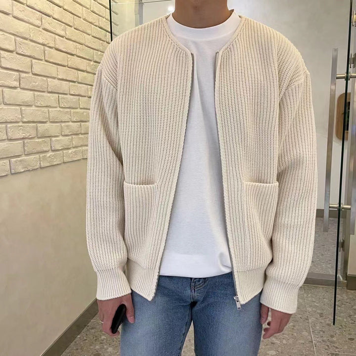 Męski Wygodny Kardigan | Elegancka Dzianina, Stylowy Krój