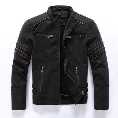 Kurtka Motocyklowa Męska | Stylowa Kurtka z Zamkiem