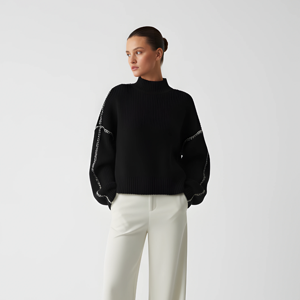 Sweter Damski | Luźny Przewiewny Krój