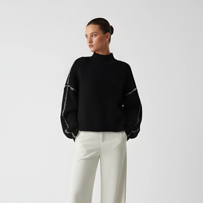 Sweter Damski | Luźny Przewiewny Krój