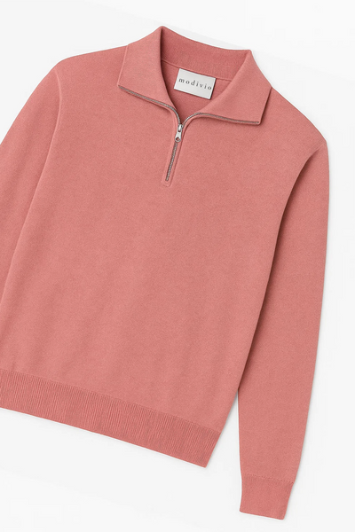 Sweter z Półzamkiem | Mason – Różane Drewno
