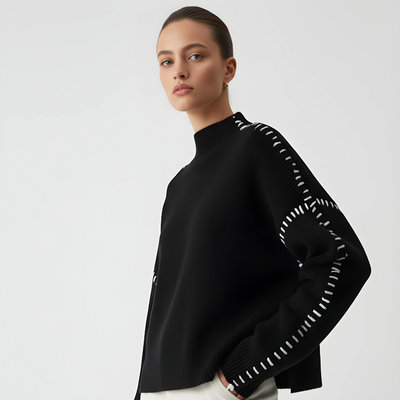 Sweter Damski | Luźny Przewiewny Krój