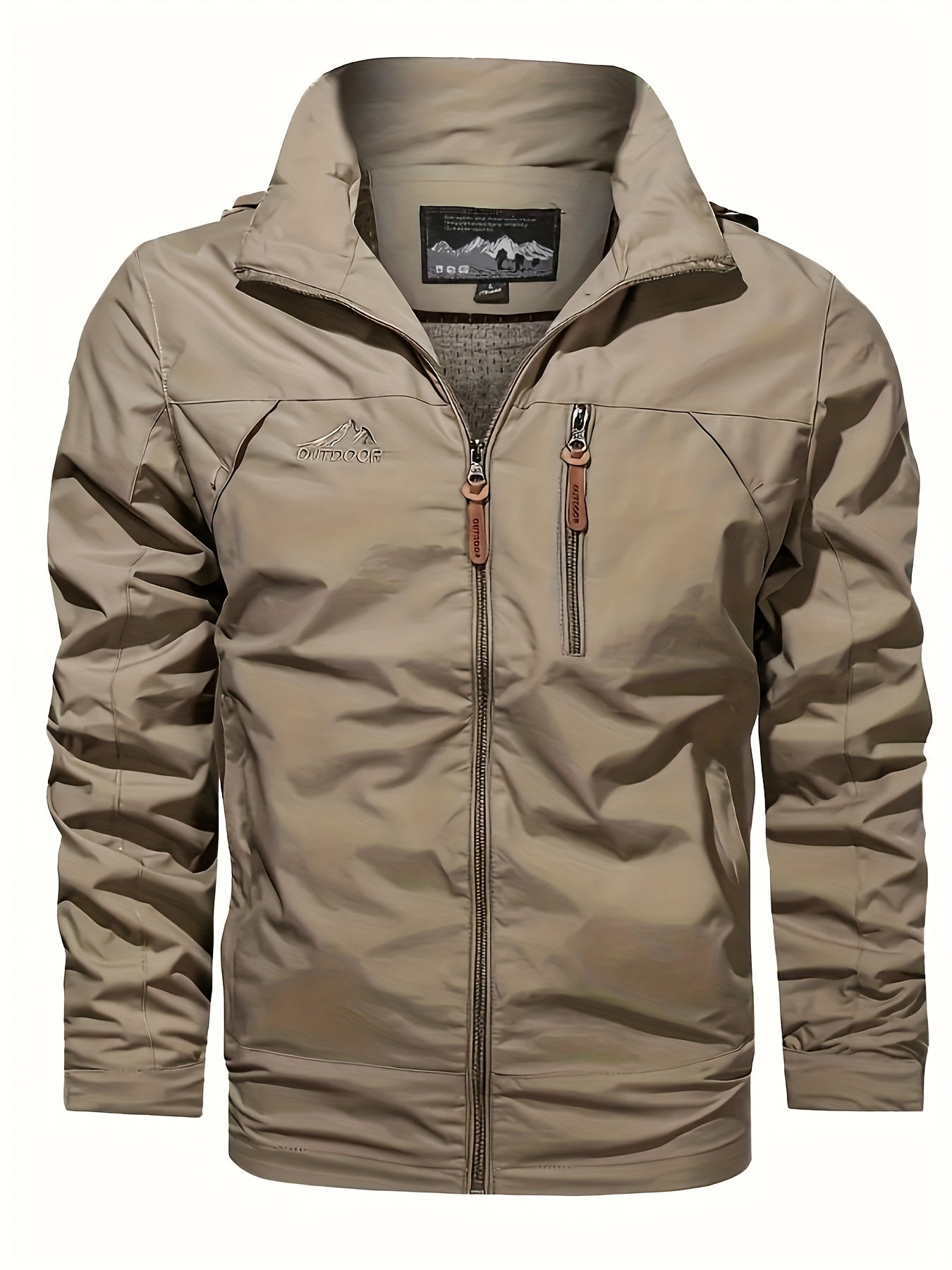 Męska Kurtka Softshell na Zamek | Długi Rękaw