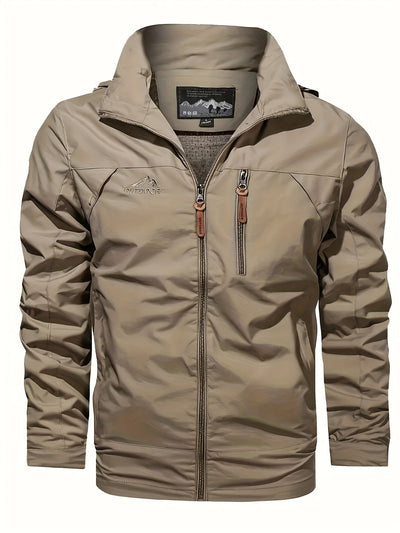 Męska Kurtka Softshell na Zamek | Długi Rękaw