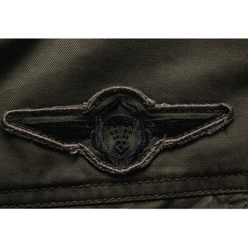 Męska Kurtka Militarna | Stójka, Styl Codzienny na Zewnątrz