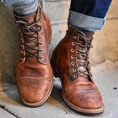 Męskie skórzane buty | stylowe i trwałe