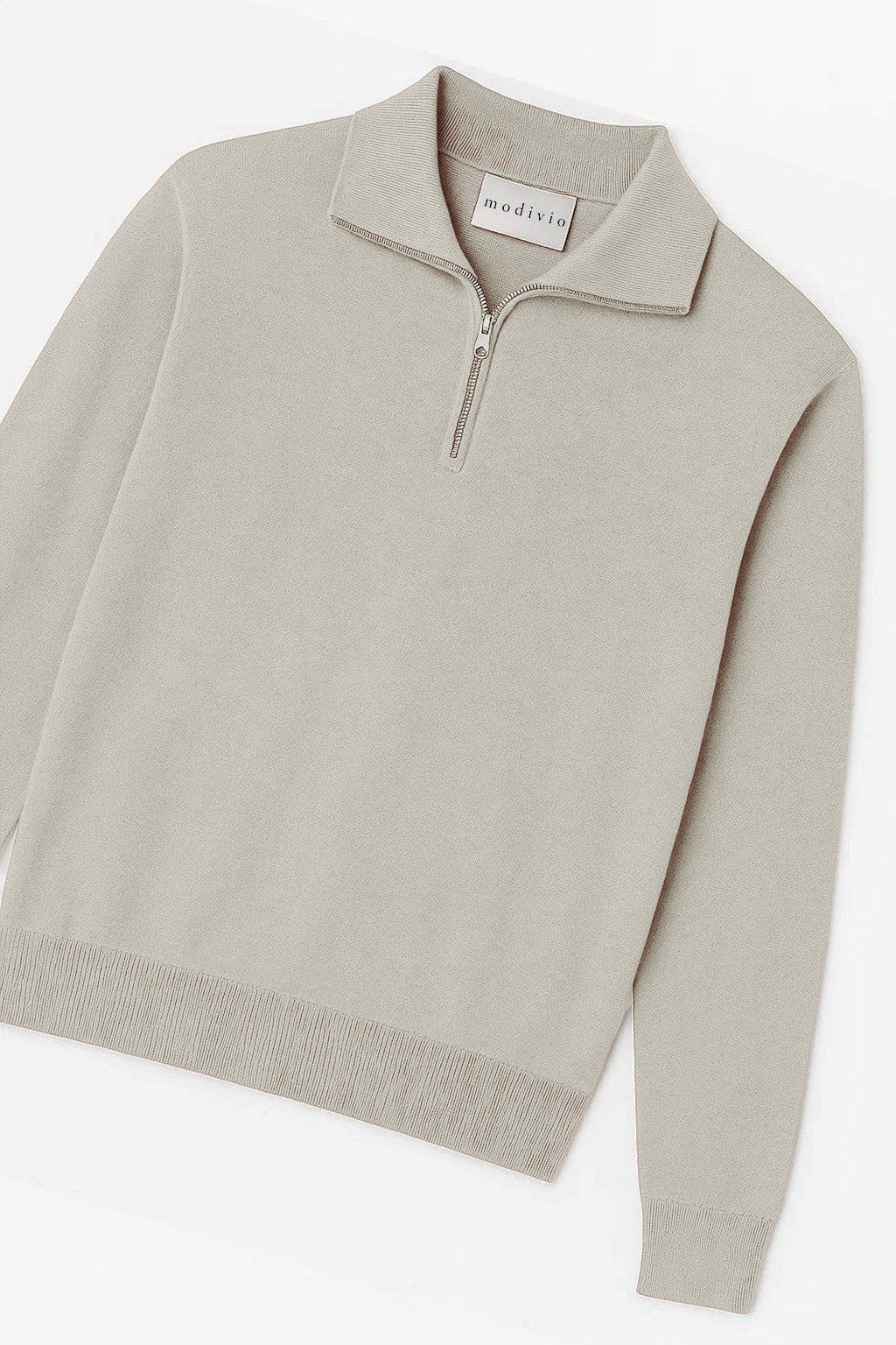 Sweter z Półzamkiem | Reid – Kremowy