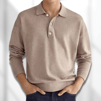 Koszulka Polo Męska | Klasyczny Długi Rękaw, Elegancka Koszulka