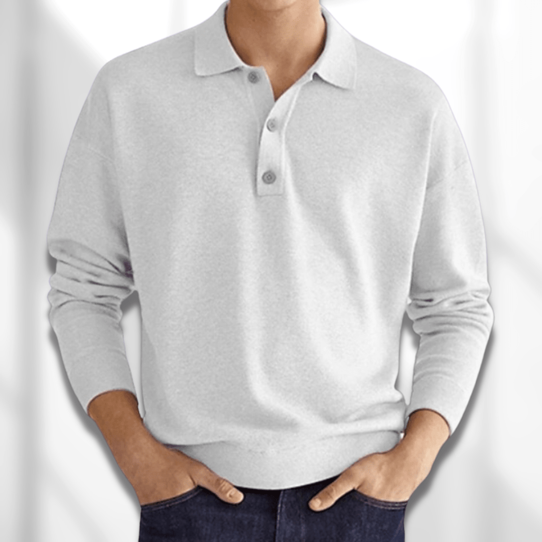Koszulka Polo Męska | Klasyczny Długi Rękaw, Elegancka Koszulka