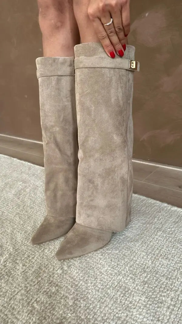 Eleganckie Damskie Kozaki | Klasyczny Wysoki Styl, Wygodne Dopasowanie
