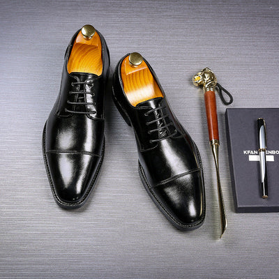 Męskie Klasyczne Buty Ślubne Brogsy | Eleganckie