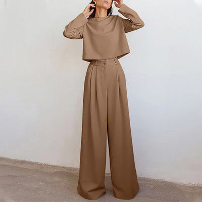 Damski Elegancki Komplet Dwuczęściowy | Nowoczesny Styl
