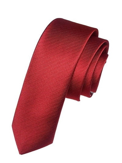 Męski Wąski Krawat Ślubny | Elegancki Formalny Dodatek