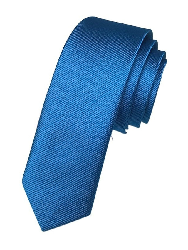 Męski Wąski Krawat Ślubny | Elegancki Formalny Dodatek