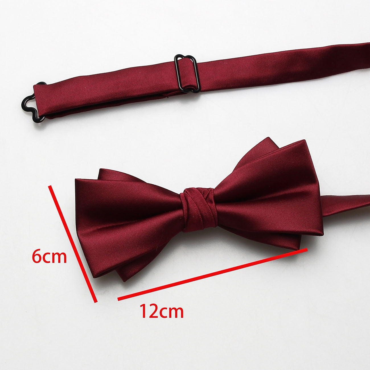 Męska Elegancka Mucha Dwuwarstwowa | Ślub Gość