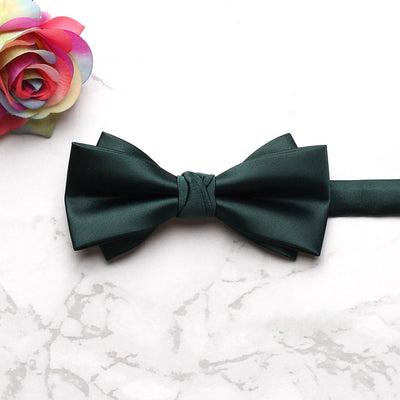 Męska Elegancka Mucha Dwuwarstwowa | Ślub Gość