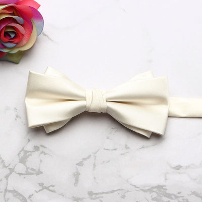 Męska Elegancka Mucha Dwuwarstwowa | Ślub Gość