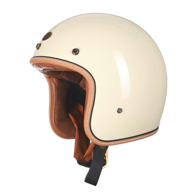 Kask Otwarty Vintage | Retro Kask Motocyklowy dla Kobiet i Mężczyzn