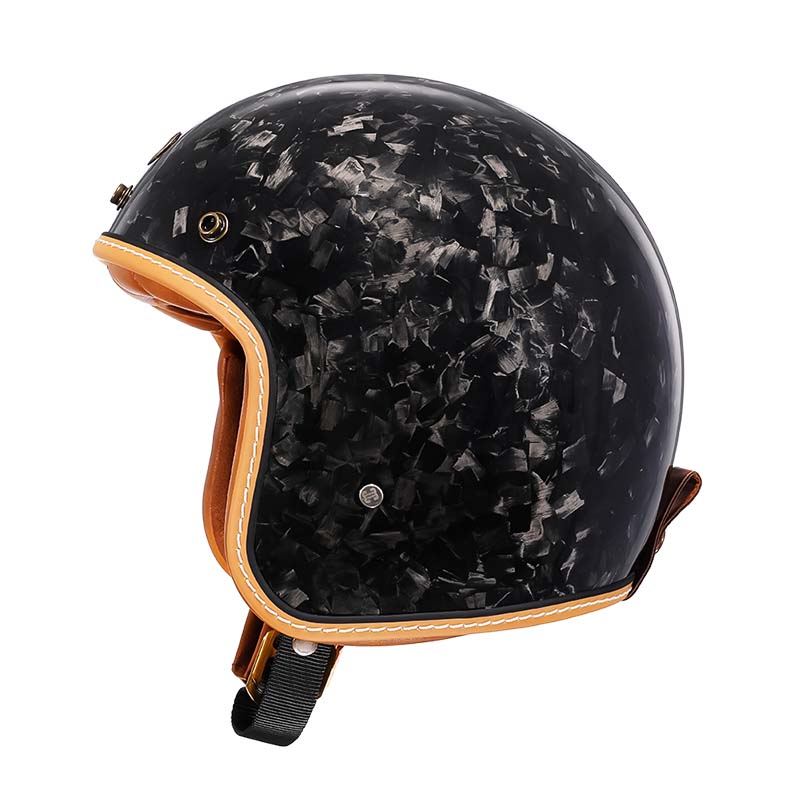 Kask Otwarty Vintage | Retro Kask Motocyklowy dla Kobiet i Mężczyzn