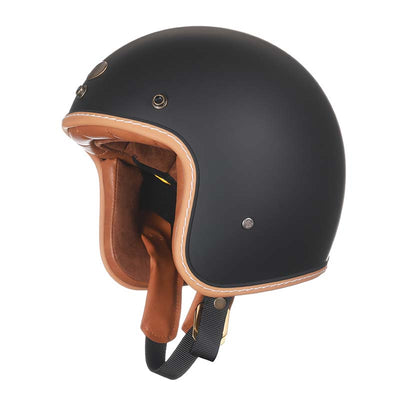 Kask Otwarty Vintage | Retro Kask Motocyklowy dla Kobiet i Mężczyzn