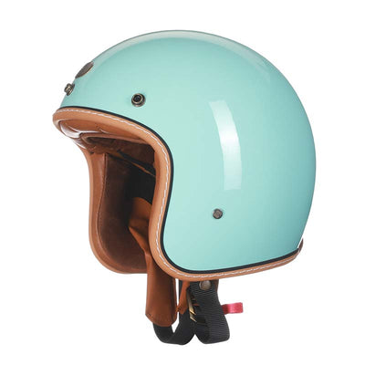 Kask Otwarty Vintage | Retro Kask Motocyklowy dla Kobiet i Mężczyzn
