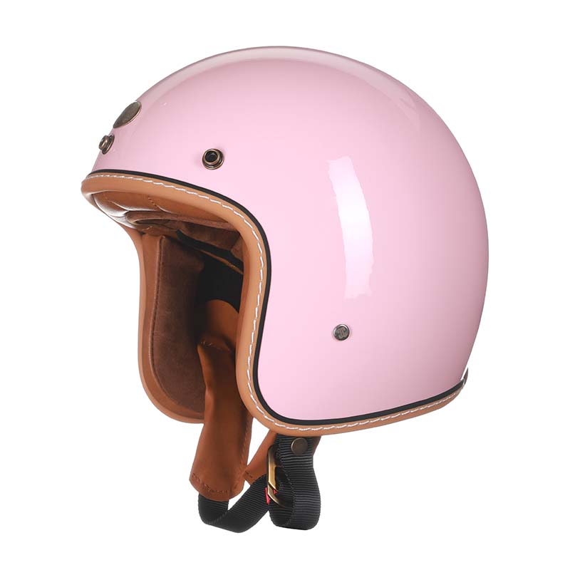 Kask Otwarty Vintage | Retro Kask Motocyklowy dla Kobiet i Mężczyzn