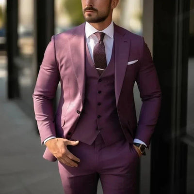 Garnitur Trzyczęściowy Męski | Elegancki Ślubny