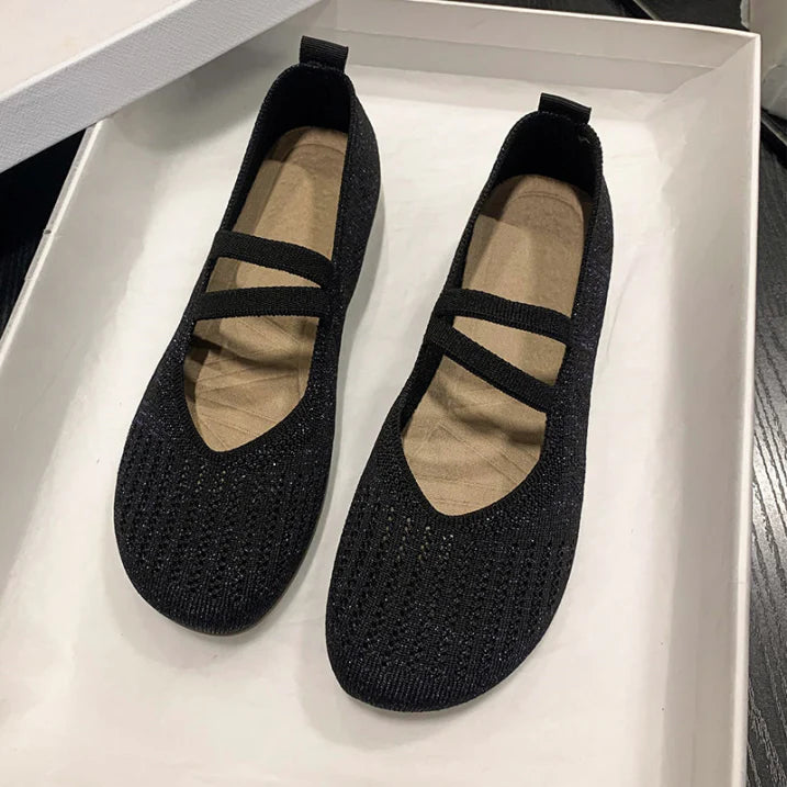 Lekkie Buty Damskie na Spacer Wsuwane z Miękką Podeszwą