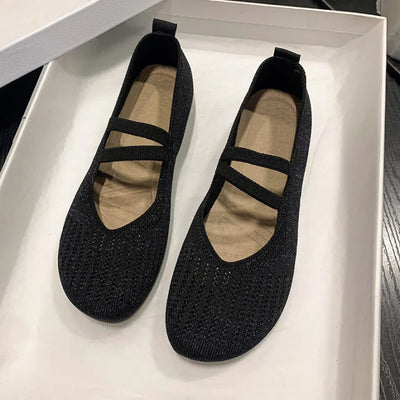 Lekkie Buty Damskie na Spacer Wsuwane z Miękką Podeszwą