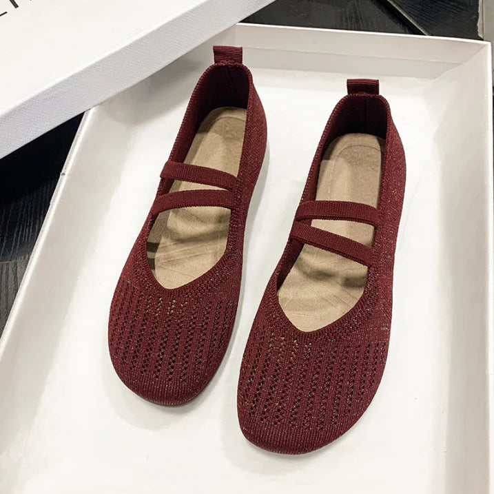 Lekkie Buty Damskie na Spacer Wsuwane z Miękką Podeszwą