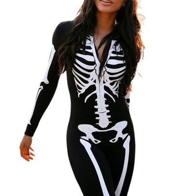 Kostium Halloween Kobiecy | Strój Szkielet