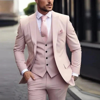 Garnitur Trzyczęściowy Męski | Elegancki Ślubny