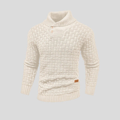 Stylowy Sweter Dzianinowy Termiczny dla Mężczyzn | Ciepły Pulower