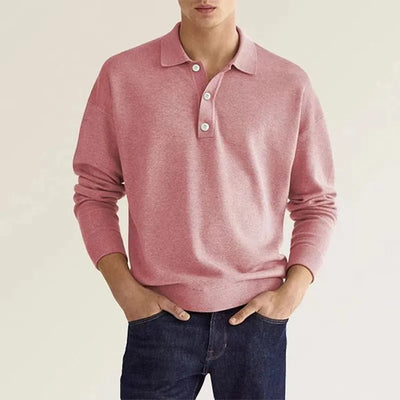 Koszulka Polo Męska | Klasyczny Długi Rękaw, Elegancka Koszulka