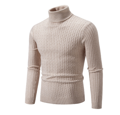 Męski Golf Sweter | Ciepła Zimowa Dzianina dla Mężczyzn