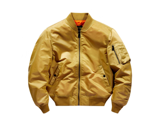 Kurtka Męska Bomber | Klasyczny Zamek