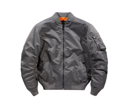Kurtka Męska Bomber | Klasyczny Zamek