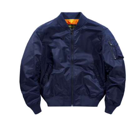 Kurtka Męska Bomber | Klasyczny Zamek