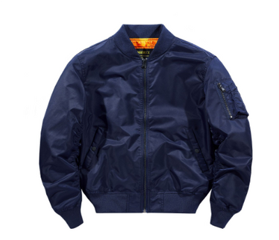 Kurtka Męska Bomber | Klasyczny Zamek