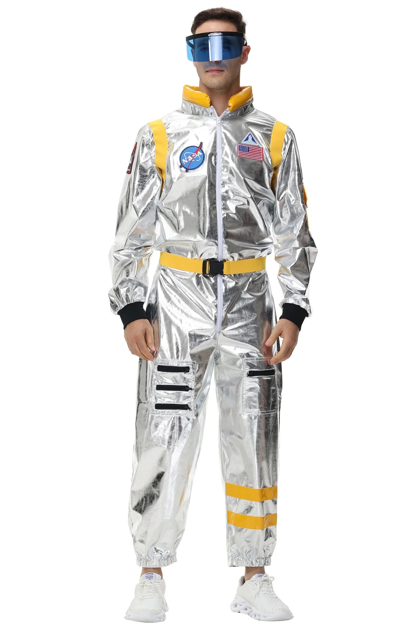 Kostium Astronauty Metaliczny dla Dorosłych | Strój na Halloween