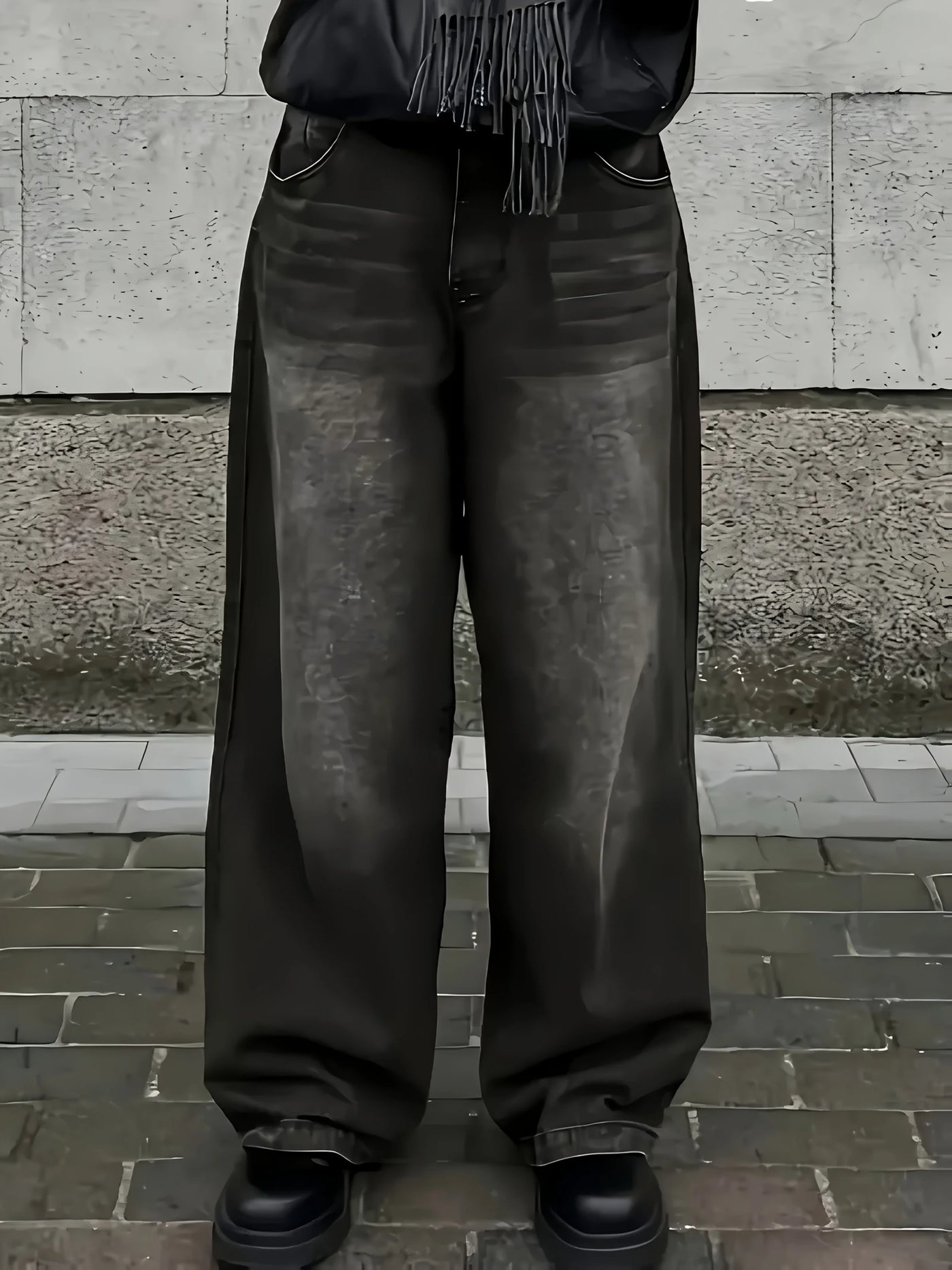 Męskie Jeansy Streetwear Baggy | Luźny Krój