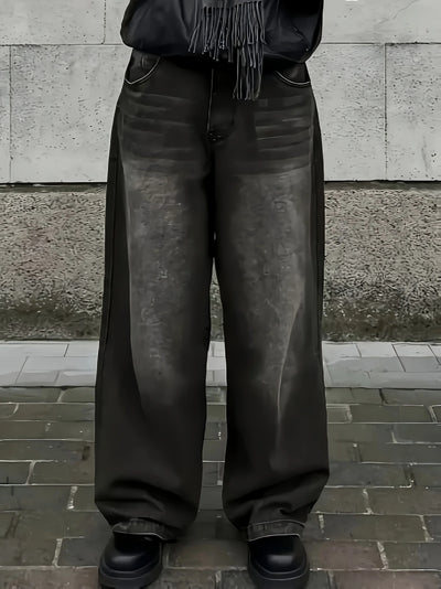 Męskie Jeansy Streetwear Baggy | Luźny Krój