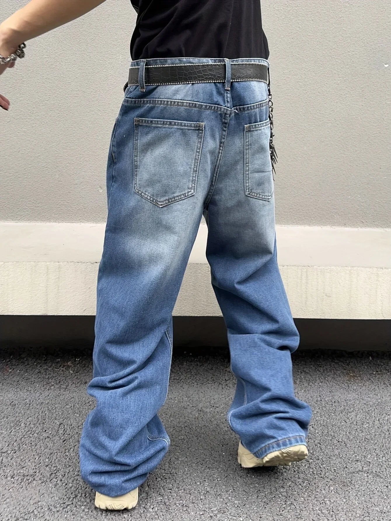 Męskie Jeansy Streetwear Baggy | Luźny Krój
