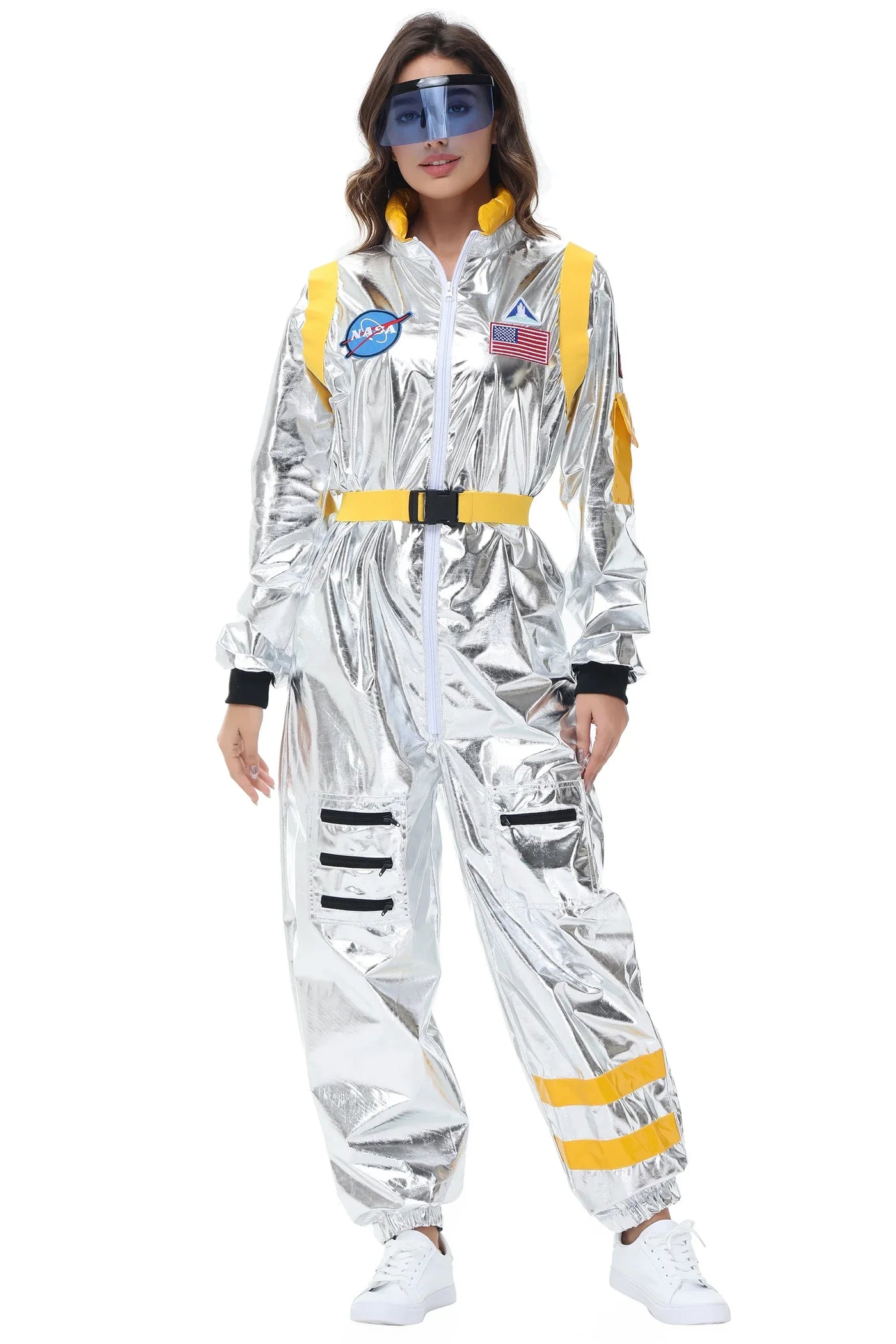 Kostium Astronauty Metaliczny dla Dorosłych | Strój na Halloween